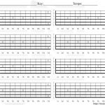 Blank guitar chords chart